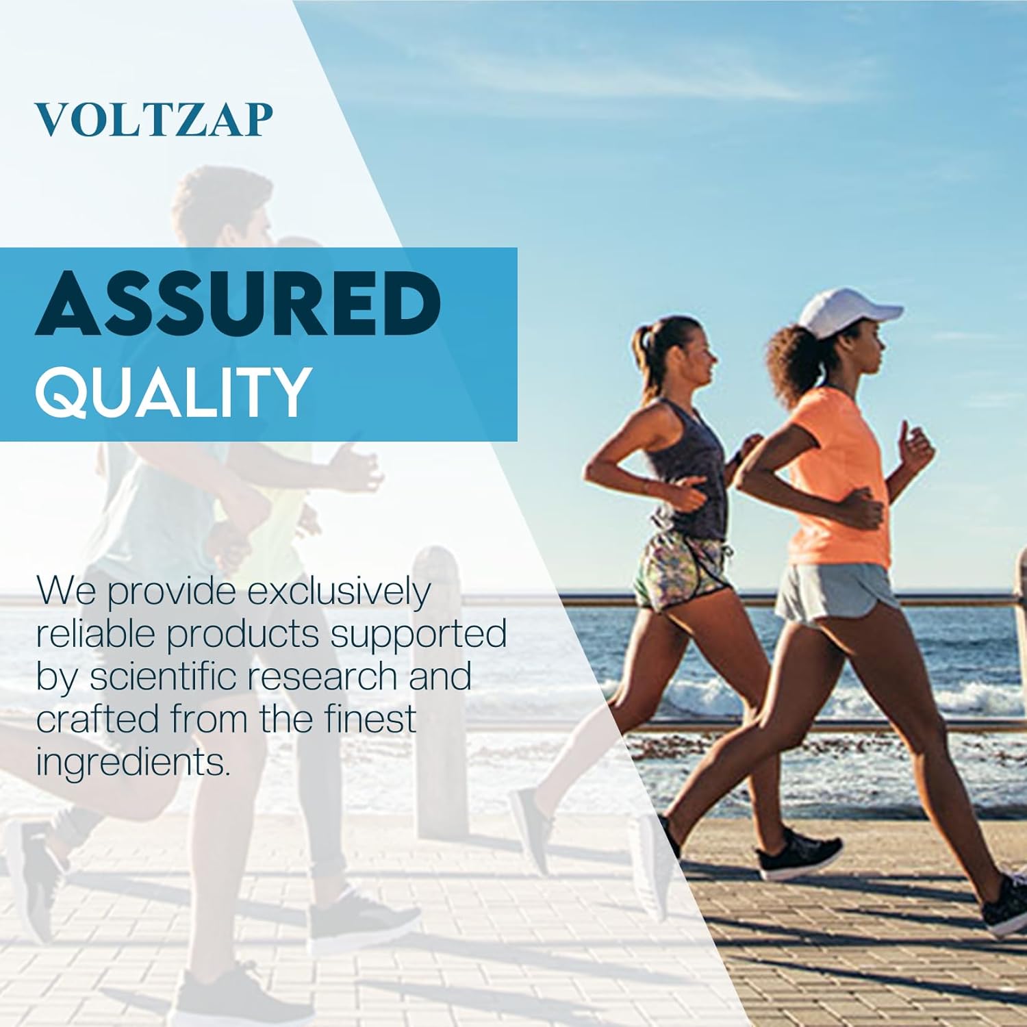 300mg Magnesium Capsules - Triple Complex Magnesium Supplement for Energy & Nerves - 90 Count Magnesium Glycinate, Citrate, & Malate Formula by VOLTZAP