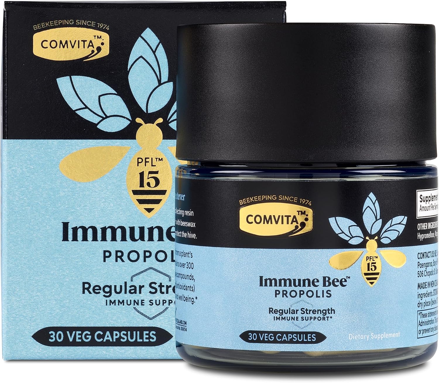30ct COMVITA Propolis Vcaps with PFL 15 Strength
