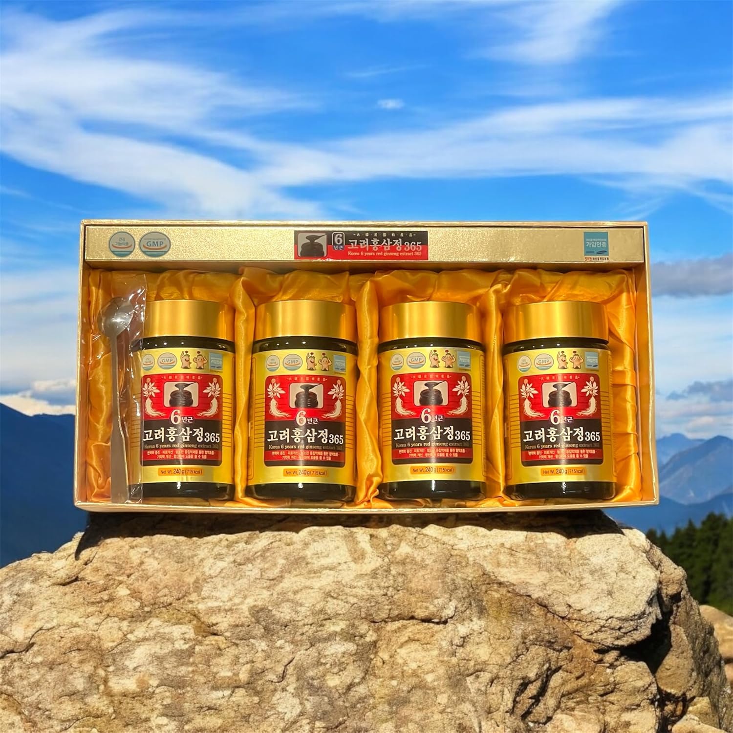 365-Day Supply of Red Ginseng Extract in Full Box Set - Premium Quality Ginseng Supplement