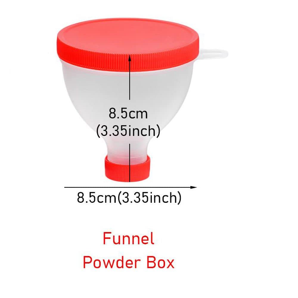 3PCS 200ML Portable Protein Powder Funnel for Fitness Shaker Bottle - Convenient Gym Partner for Nutrition Storage