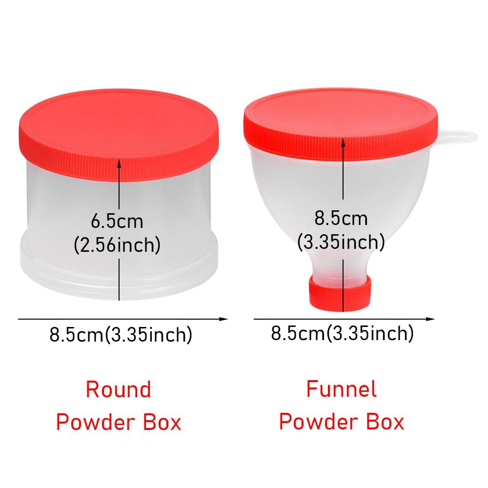 3PCS 200ML Portable Protein Powder Funnel for Fitness Shaker Bottle - Convenient Gym Partner for Nutrition Storage
