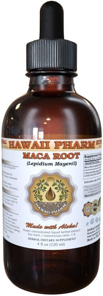 4 oz Maca Root (Lepidium Meyenii) Extract - Organic and Pure Supplement for Energy and Vitality