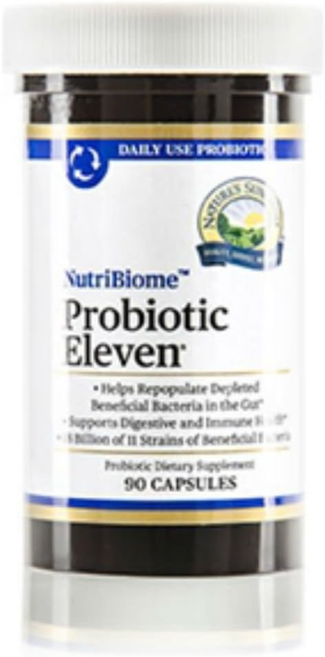4 Packs of Nature's Sunshine Probiotic Eleven 90 Capsules - Digestive Health Support