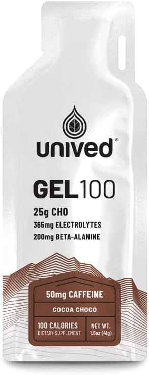 unived-gel-100-cocoa-choco-vegan-energy-gel-for-endurance-athletes-runners-and-cyclists---100kcal-with-50mg-caffeine---pack-of-6-1
