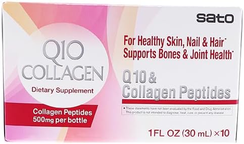 sato-q10-collagen-peptides-for-healthy-skin-hair-nails---supports-bone-joint-health---500mg-per-bottle---10-pack---made-in-japan---10-fl-ounce-4