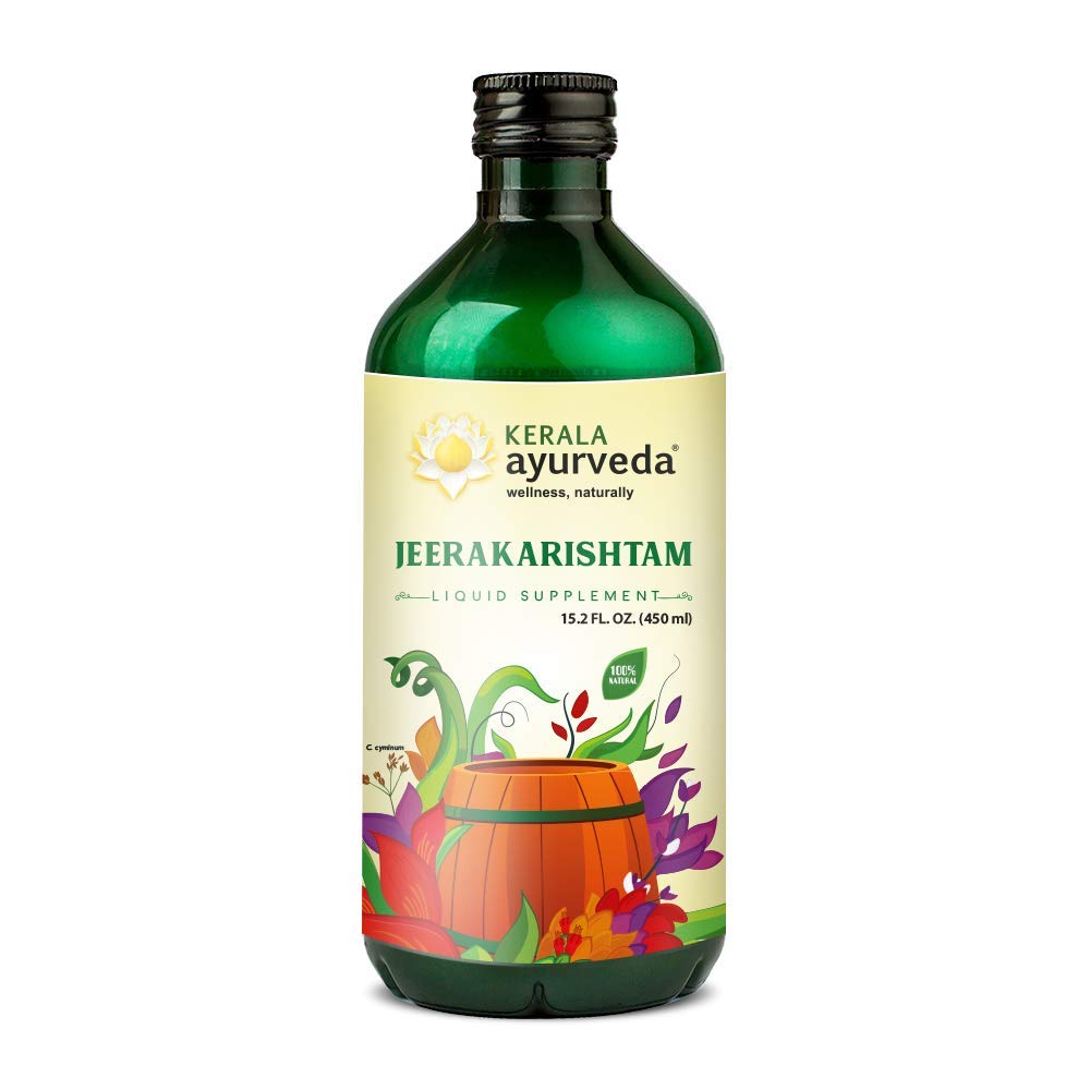 450 ml Kerala Ayurvedic Jeerakarishtam - Herbal Digestive Tonic