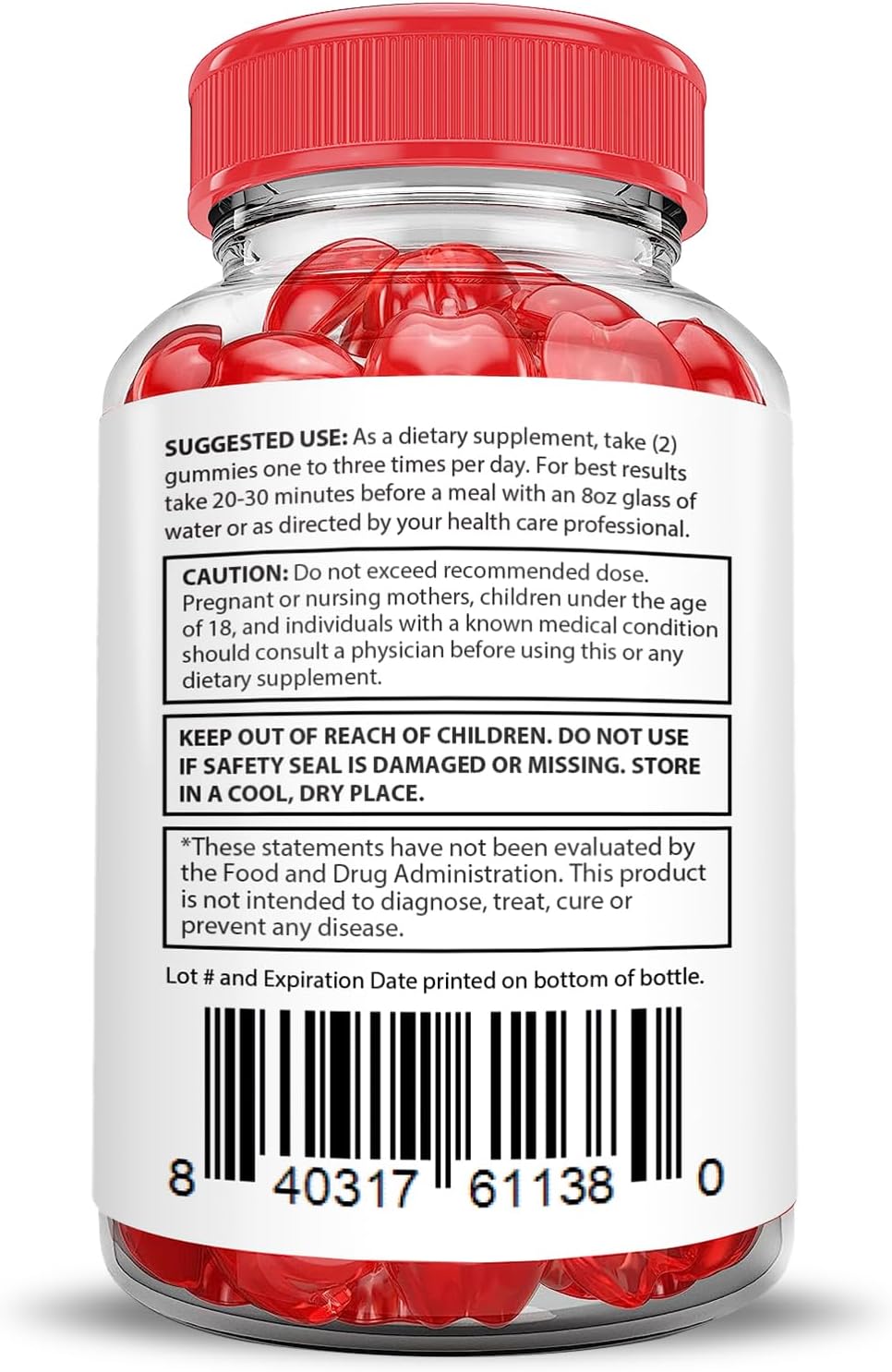 5 Pack Lifetime Keto ACV Gummies with Pomegranate Beet Juice - 1000MG Advanced Formula, B12, Vegan, Non GMO