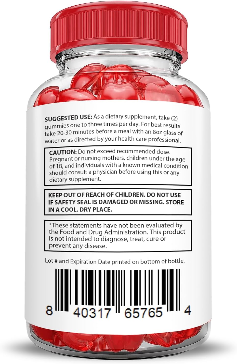 5 Pack of Justified Laboratories Activboost Keto ACV Gummies - Advanced Formula with 1000MG Active Boost, Apple Cider Vinegar, Pomegranate, Beet Juice Powder, B12 - Vegan, Non GMO - 300 Gummies