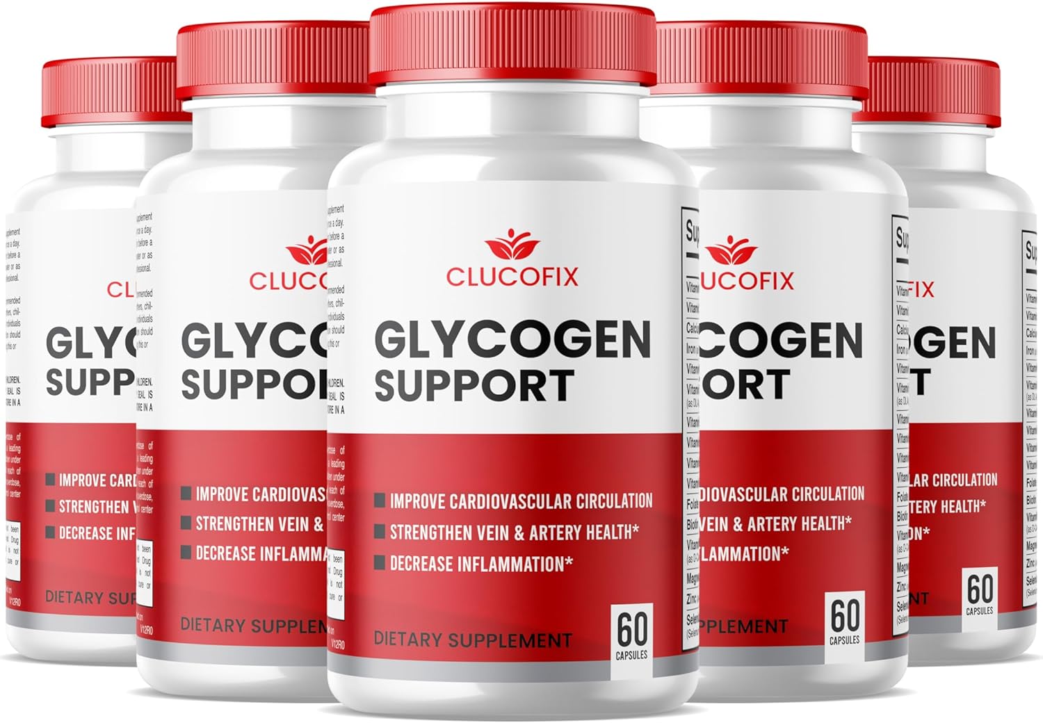 5 Pack of SPRESSO GlucoFix Glycogen Support Capsules for Overall Health and Wellness - Advanced Formula Multivitamin Supplements for Glycogen Support - Customer Reviews included