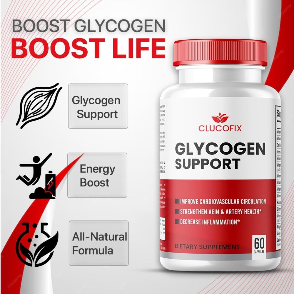 5 Pack of SPRESSO GlucoFix Glycogen Support Capsules for Overall Health and Wellness - Advanced Formula Multivitamin Supplements for Glycogen Support - Customer Reviews included