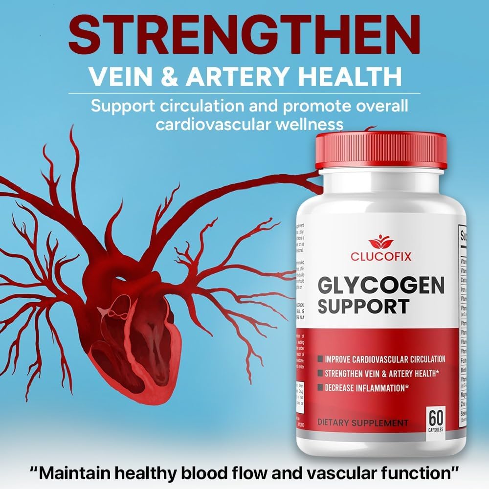 5 Pack of SPRESSO GlucoFix Glycogen Support Capsules for Overall Health and Wellness - Advanced Formula Multivitamin Supplements for Glycogen Support - Customer Reviews included