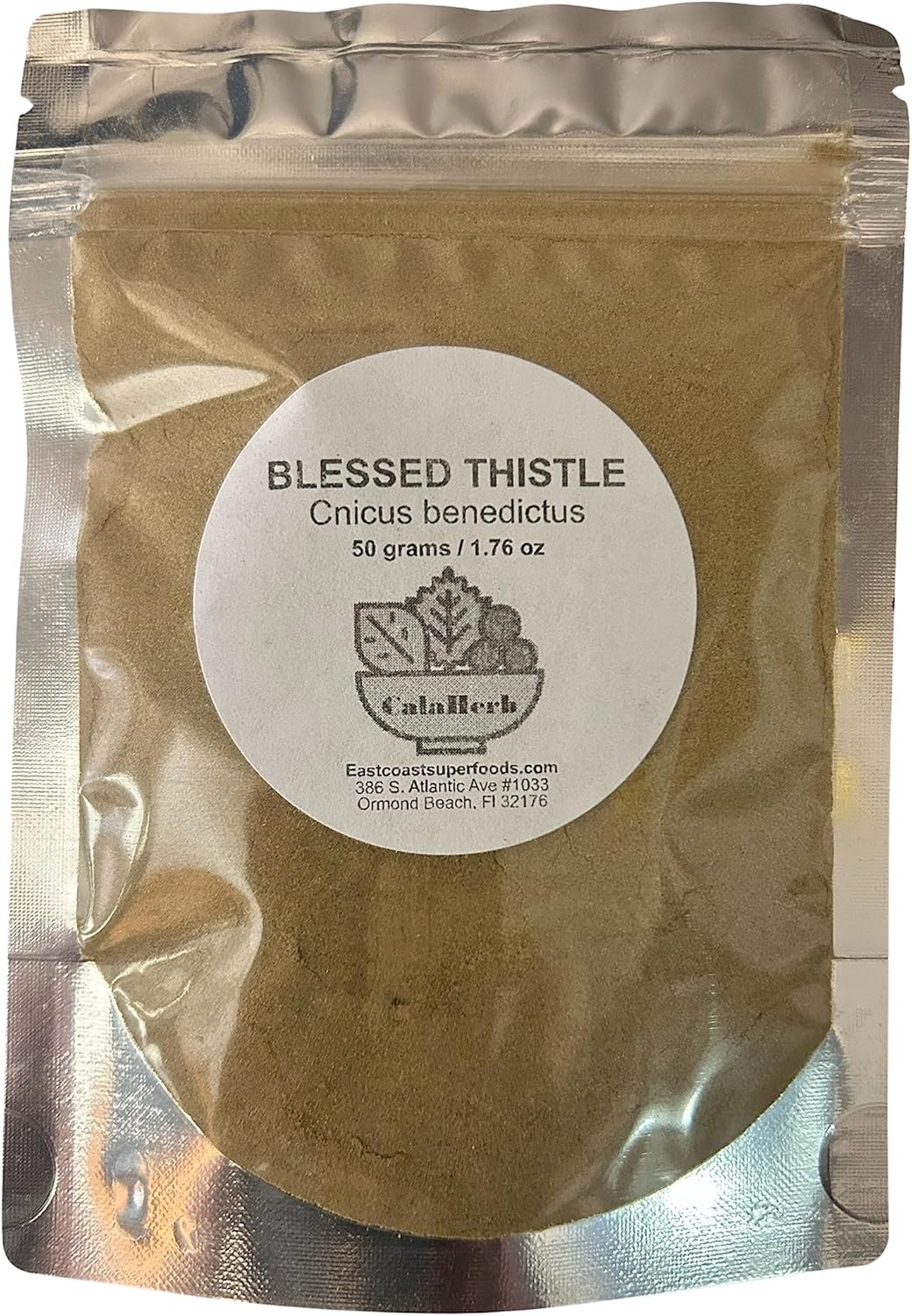 50 gr / 1.76 oz Calaherb Blessed Thistle Powder - High Quality Herbal Supplement for Health
