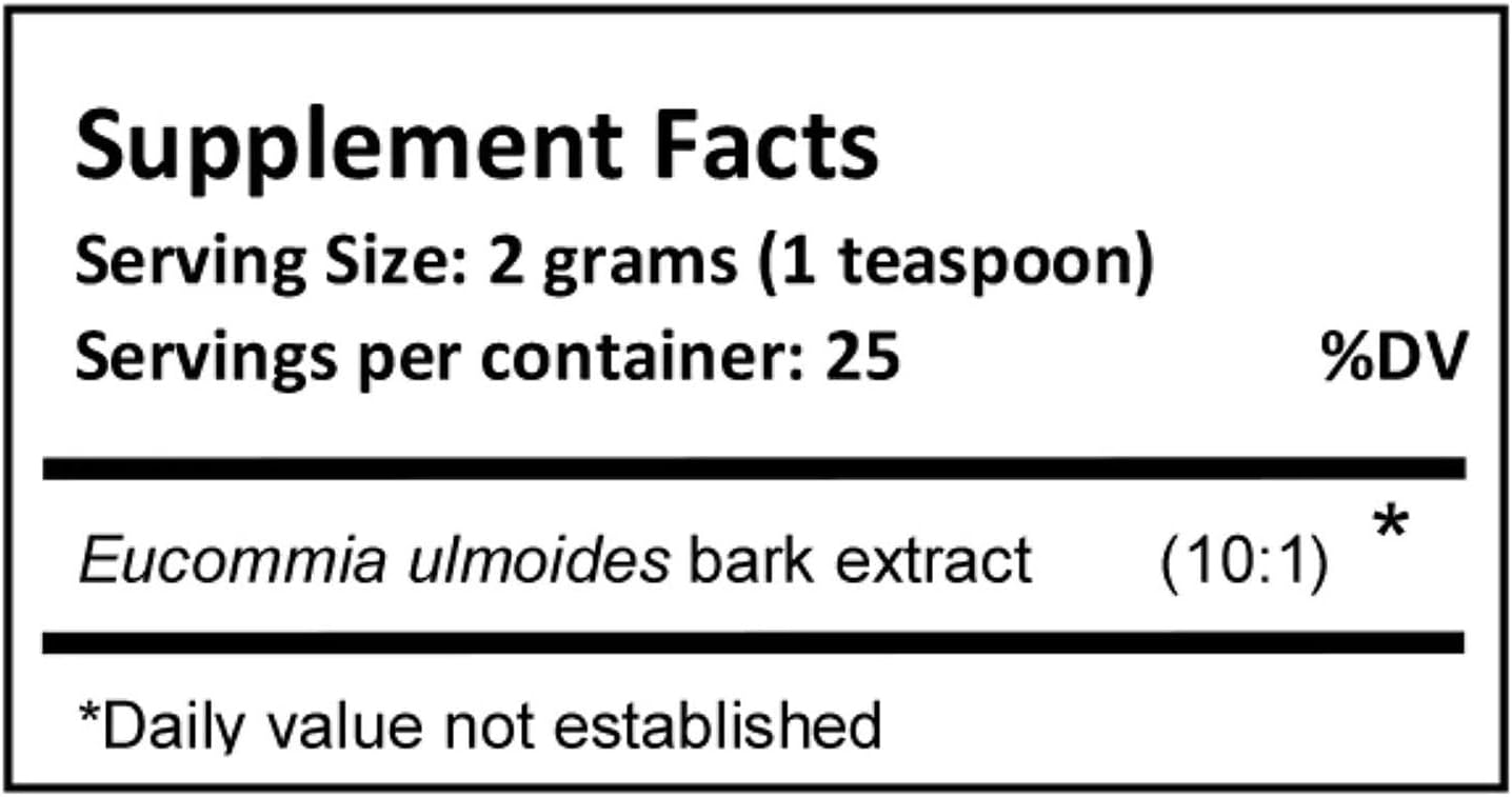 50 Grams of Jing Herbs Eucommia Extract Powder - Pure and Potent Herbal Supplement