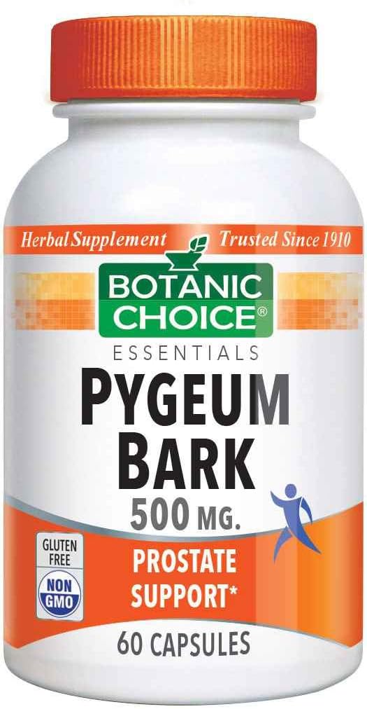 500 mg Pygeum Bark Capsules - 60 Count by Botanic Choice