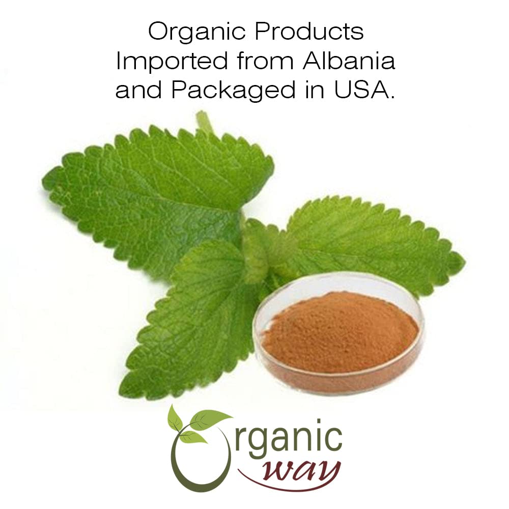 organic-lemon-balm-leaf-cut-sifted-herbal-tea---usda-certified-vegan-non-gmo-kosher-gluten-free-origin-albania---14lbs-4oz-3