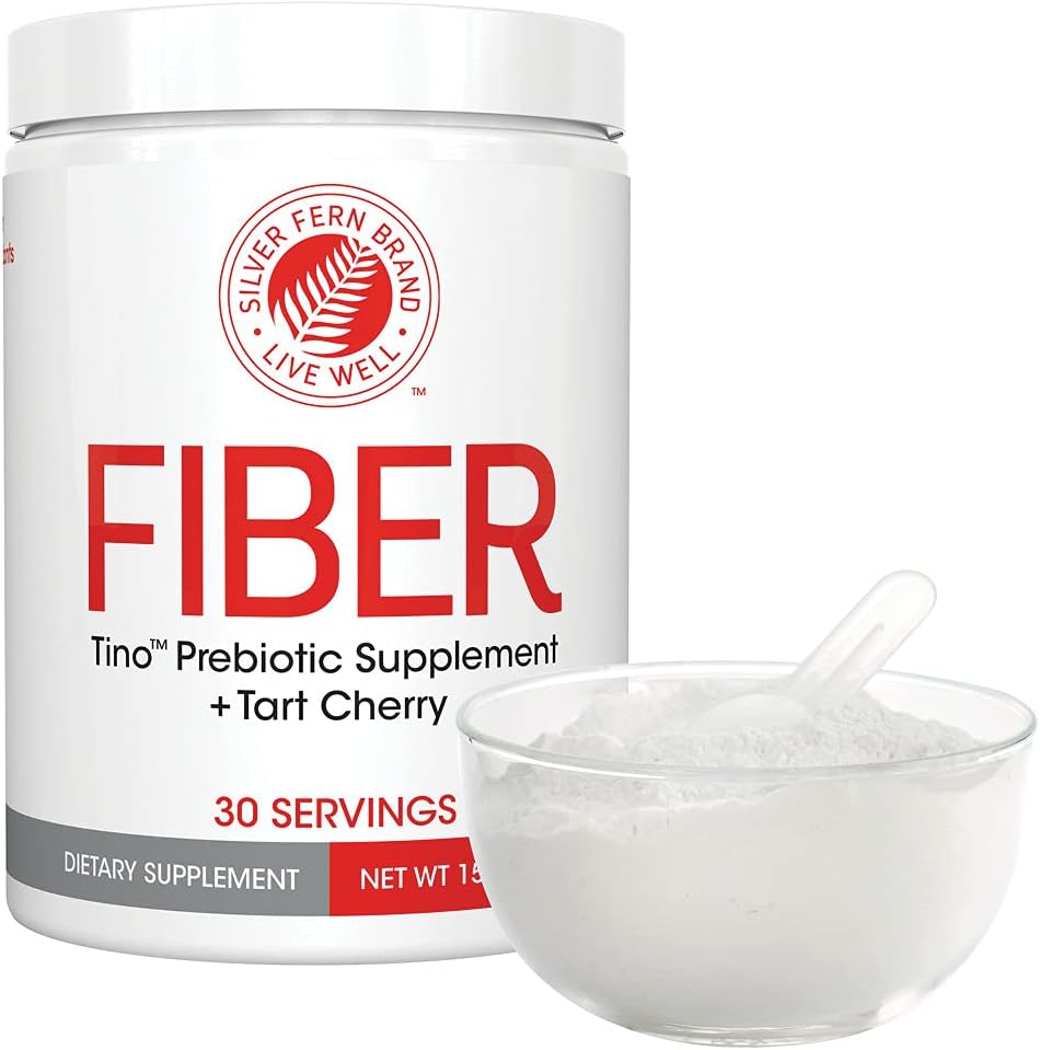 silver-fern-tino-high-fiber-supplement-powder---non-gmo-pre-biotic-powder-mix-for-water-juice-shakes-cereal---digestive-friendly-water-soluble---2-canisters-159-oz-ea-2