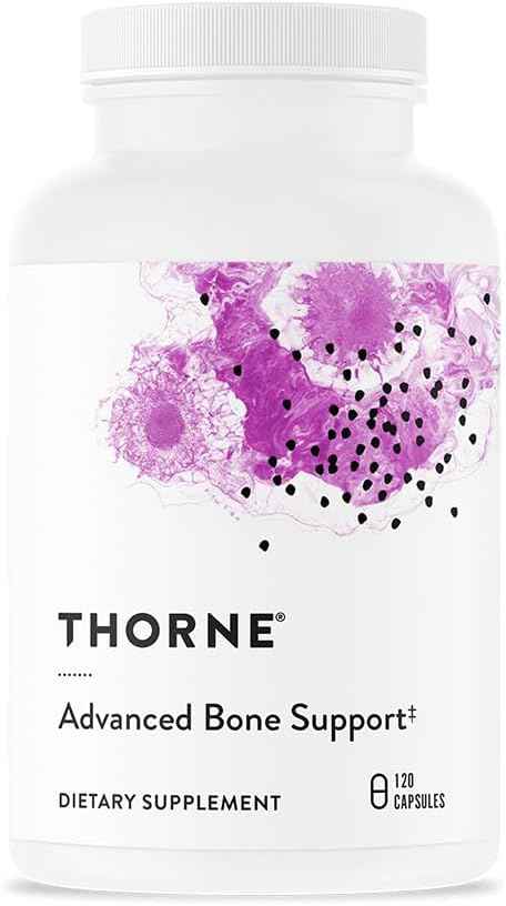THORNE Advanced Bone Support - Calcium & Vitamin D Supplement - 120 Capsules for Bone Health