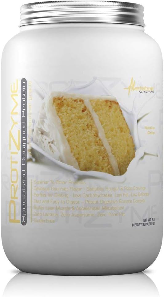 protizyme-100-whey-protein-powder---vanilla-cake-flavor---high-protein-low-carb-low-fat-formula-with-digestive-enzymes-and-essential-vitamins-minerals---2-pound-container-1