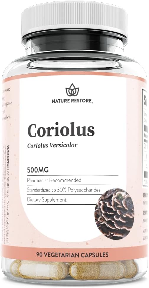 coriolus-versicolor-mushroom-extract-supplement---30-polysaccharides---non-gmo---gluten-free---90-capsules---turkey-tail-mushroom-supplement-by-nature-restore-1