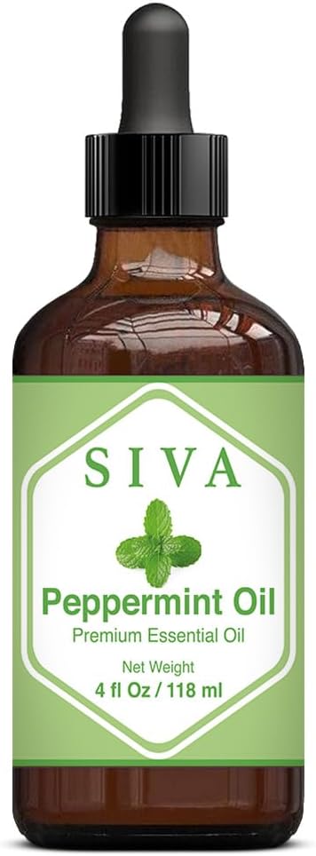 4-fl-oz-siva-organics-peppermint-essential-oil---natural-aromatherapy-oil-for-diffuser-skin-hair-scalp-and-body-massage---includes-dropper-3