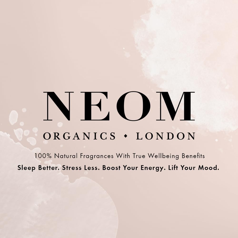 NEOM Happiness Reed Diffuser - 3.38fl oz | Uplifting Neroli, Mimosa & Lemon Essential Oil Blend | 100% Natural Fragrance | Scent to Boost Your Mood - Espot.com.au