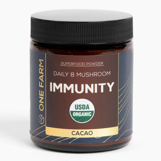 waayb-organic-8-mushroom-immunity-powder---non-gmo-vegan-supplement---turkey-tail-chaga-cordyceps-shiitake-reishi-maitake-lions-mane-mesima---resealable-glass-jar-1