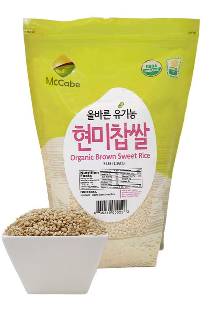 organic-brown-sweet-rice-glutenous-short-grain-rice-high-in-fiber-minerals-usda-ccof-certified-sticky-rice-3-lbs-2