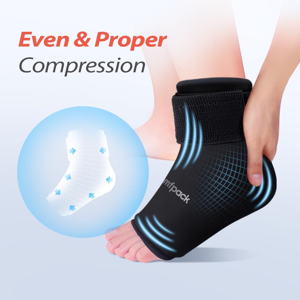 ankle-ice-pack-wrap-for-swelling-and-injuries---hotcold-therapy-sock-for-plantar-fasciitis-achilles-tendonitis-sprains-surgery-heel-pain---reusable-and-comfortable---black-color-4