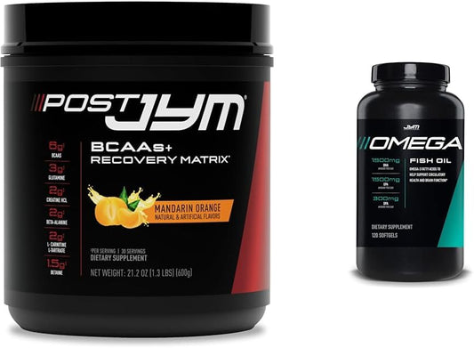 post-jym-active-matrix-powder-omega-jym-fish-oil-capsules-bundle---muscle-growth-recovery-supplements-with-bcaas-glutamine-dha-epa-1