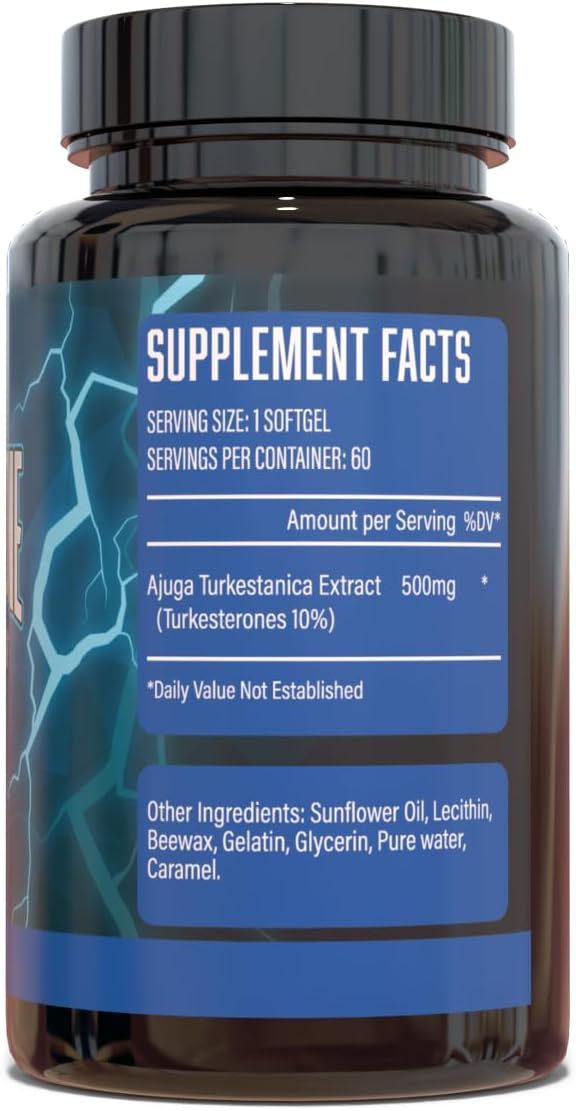 500mg-turkesterone-supplement---enhance-lean-muscle-mass-exercise-performance-recovery---ajuga-turkestanica-extract-softgels-7