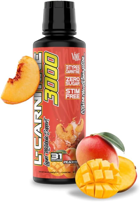 vmi-sports-l-carnitine-3000-liquid-supplement---peach-mango-flavored-zero-calorie-zero-sugar-keto-friendly-for-men-and-women---3000mg-carnitine-31-servings-16-fl-oz-1