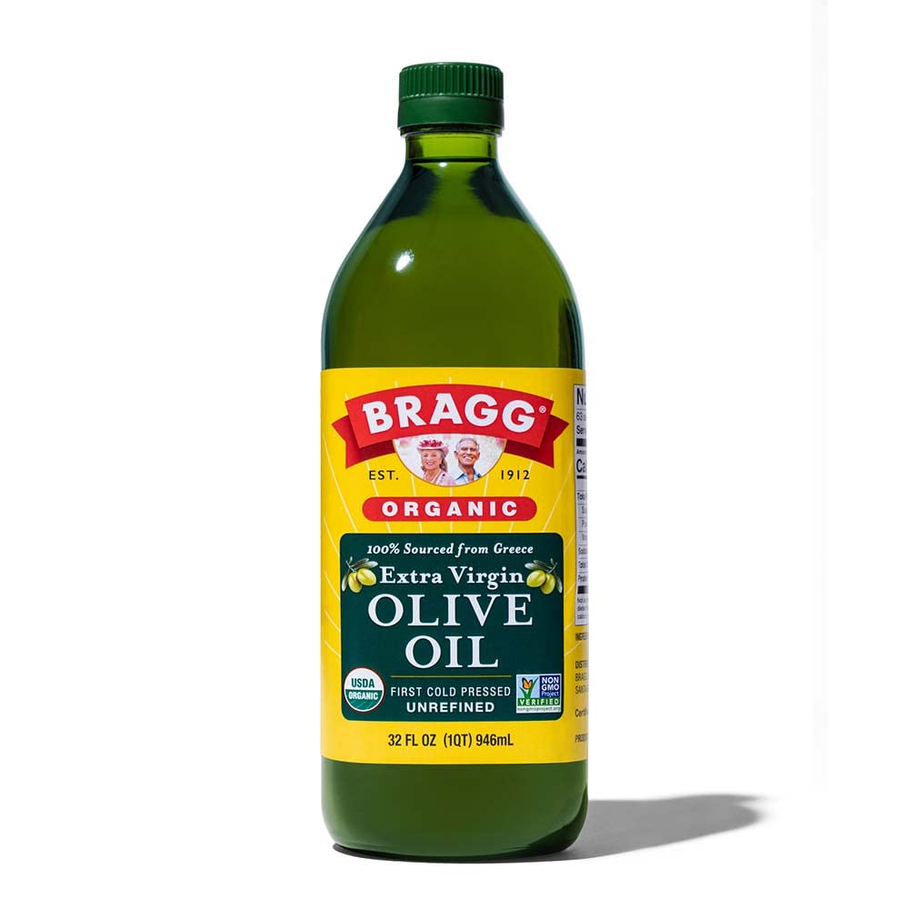 usda-certified-bragg-organic-extra-virgin-olive-oil---cold-pressed-evoo-from-greek-koroneiki-olives---ideal-for-marinades-vinaigrettes---non-gmo-kosher---32-oz-1