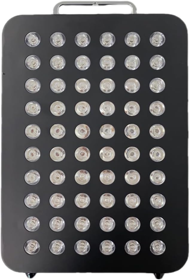 dual-chip-red-light-therapy-device-for-body-face---clinical-grade-led-with-near-infrared-light-660nm-850nm-high-power-panel---improve-sleep-skin-health---105w-black-60-9