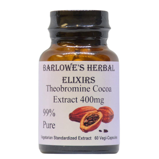 high-purity-theobromine-cocoa-extract-capsules---400mg-barlowes-herbal-elixirs-99-theobroma-cacao-vegan-additive-free-1