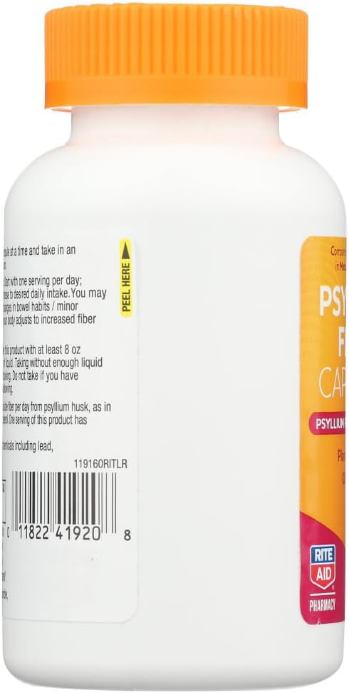 rite-aid-psyllium-fiber-capsules---160-count---natural-supplement-for-constipation-relief---promotes-digestive-health-and-regularity-4