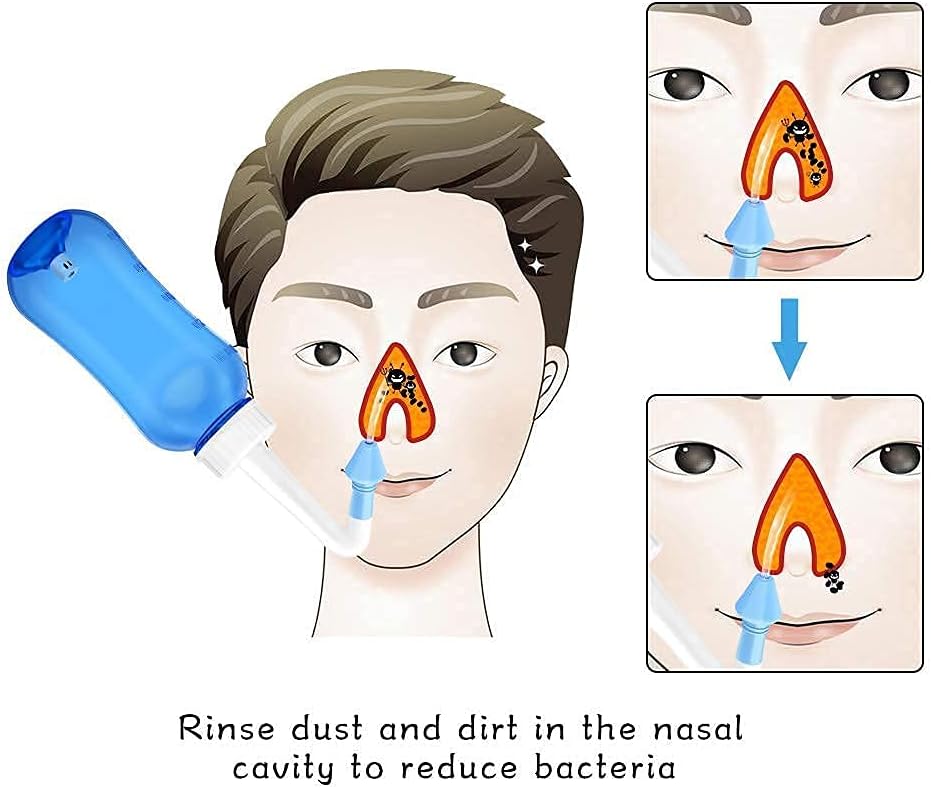 300ml-darate-neti-pot-sinus-rinse-bottle-for-adult-kid---bpa-free-nose-wash-cleaner-pressure-rinse-nasal-irrigation-with-sticker-thermometer-6