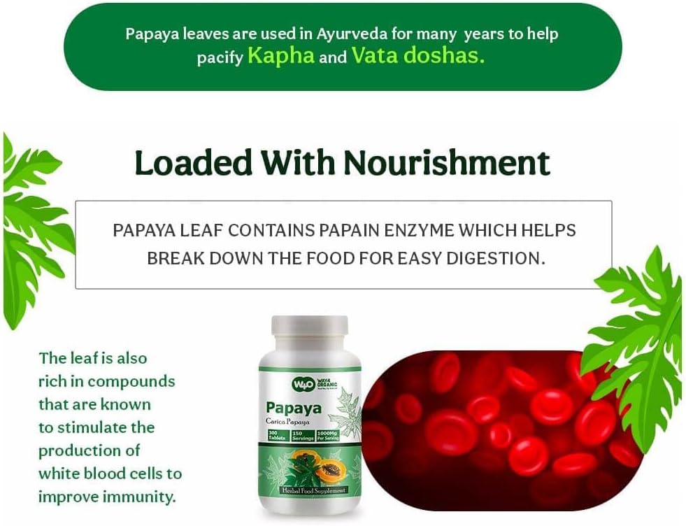 organic-papaya-leaf-extract-capsules---300-pills-1000mg-boosts-platelet-immunity-digestion-2-pack-9