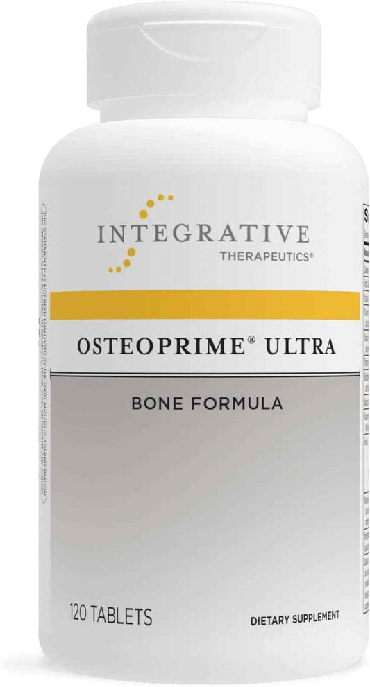 Integrative Therapeutics OsteoPrime Ultra Supplement - Bone Health Formula with Vitamin D, C, Magnesium, Zinc - 120 Tablets for Calcium Absorption
