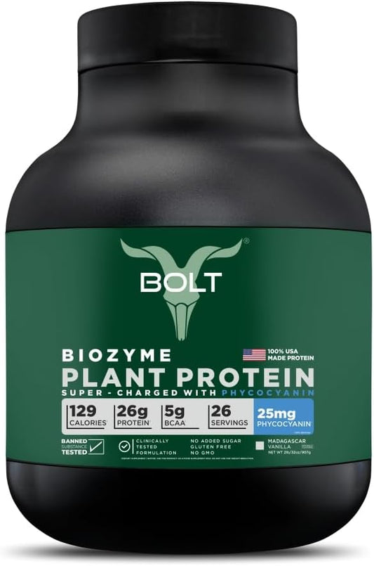 bolt-biozyme-plant-protein-with-phycocyanin-ayurvedic-herbs-vegan-protein-powder-for-muscle-support-recovery-complete-amino-acids-2lb32oz-madagascar-vanilla-flavor-1