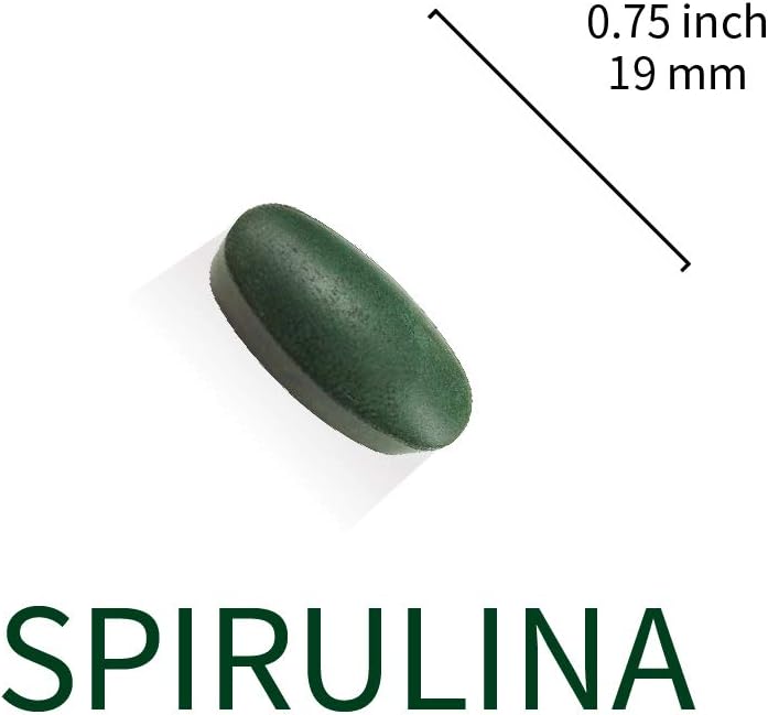 Organic Spirulina Tablets - 1000mg, Vegan Multivitamin Superfood - 90 Tablets - Espot.com.au
