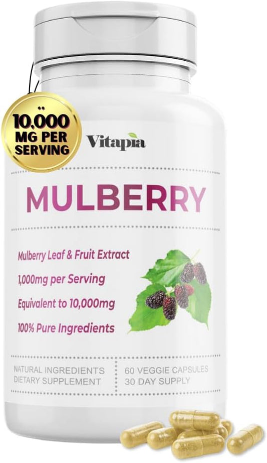 organic-mulberry-leaf-fruit-extract-10000mg---gut-heart-health-support---antioxidant---60-veg-capsules---non-gmo-gluten-free-vegan-1