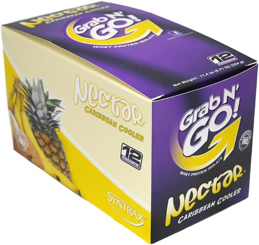 syntrax-nectar-grab-n-go-caribbean-cooler-protein-powder-packets---12-pack-27g-each-1