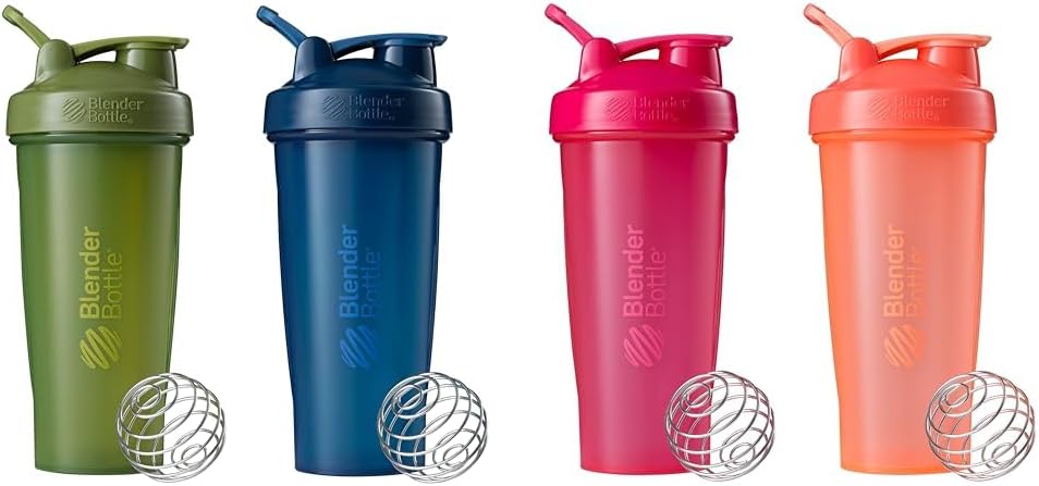 set-of-3-blenderbottle-28-ounce-classic-shaker-bottles-for-protein-shakes-and-pre-workout---moss-navy-pink-and-coral---2-pack-1