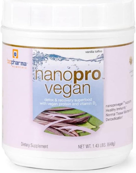 Vegan Protein Powder with Pea Protein Blend, Ashwagandha & Vegan D3 for Immune Support & Recovery - Vanilla Toffee Flavor - Espot.com.au