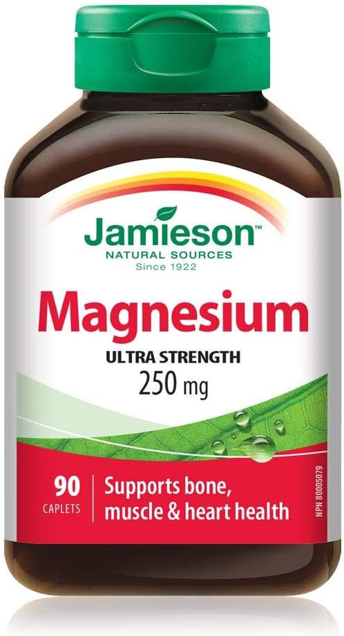 High-Quality Jamieson Magnesium Supplement - 250mg, 90 Tablets for Bone Health & Muscle Function - Espot.com.au
