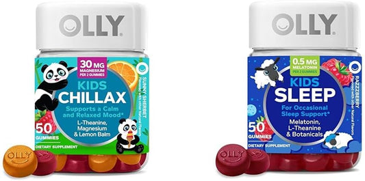 olly-kids-chillax-sleep-gummies-bundle---l-theanine-magnesium-lemon-balm-melatonin-chamomile---50-count-each-1