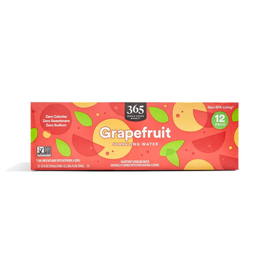 Whole Foods Market 365 Grapefruit Sparkling Water - 12 Fl Oz Bottle - Espot.com.au