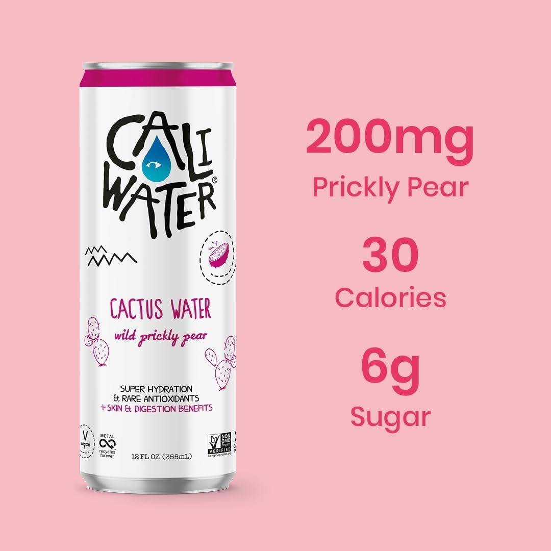 organic-cactus-water-with-prickly-pear---low-sugar-low-calorie-coconut-water-alternative---plant-based-hydration---skin-care-and-electrolyte-drink---flavored-water---12-cans-3