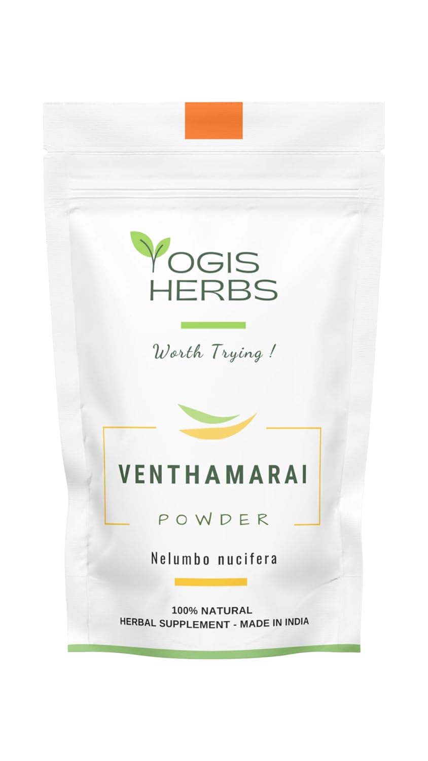 fresh-and-pure-yogis-herbs-venthamarai-powder-white-lotus-powder---1-lb---nelumbo-nucifera---premium-quality-1
