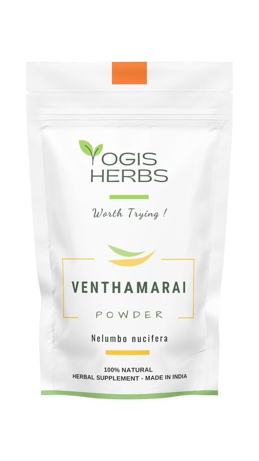 fresh-and-pure-yogis-herbs-venthamarai-powder-white-lotus-powder---1-lb---nelumbo-nucifera---premium-quality-1